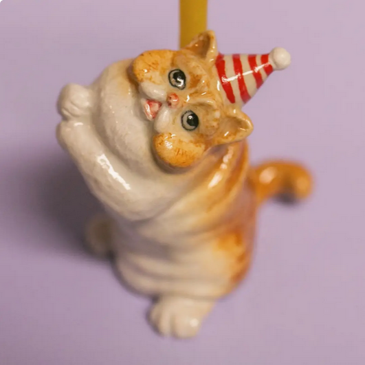 Exotic Short Hair Cat Cake Topper