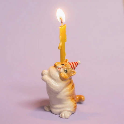Exotic Short Hair Cat Cake Topper